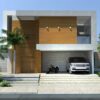 Plano de casa con 3 habitaciones 12x30m