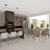 Plano de casa con alberca 10x25m - Imagen 5