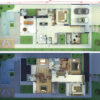 Plano de casa con fachada imponente 15x35m - Imagen 6