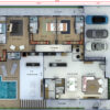 Plano de planta baja para terreno grande 20x40m - Imagen 5