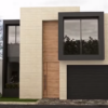 Plano de casa moderna para terreno 8x18m